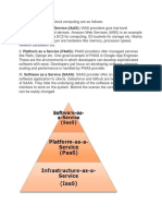 3 Layers of Cloud Computing