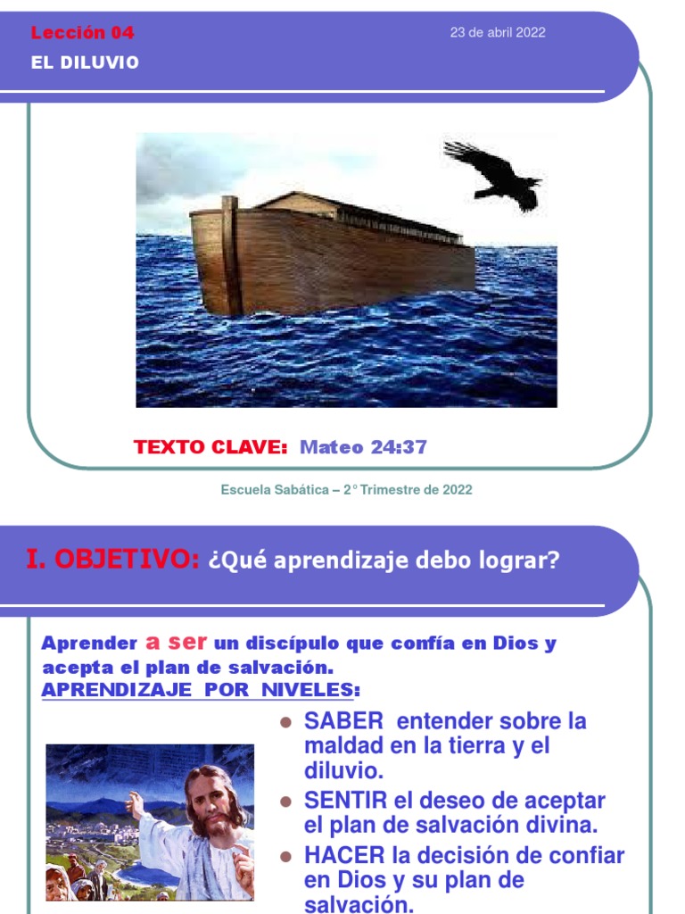 El Diluvio | PDF | Aprendizaje | Mito de la inundación