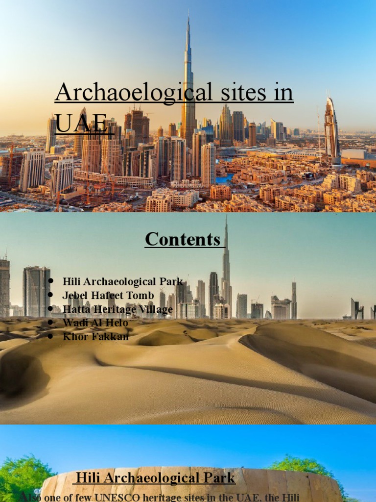Key Archaeological Sites in UAE | PDF | Social Science
