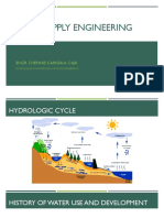 CE143 Water Supply Engineering: Engr. Chennie Carissa A. Caja