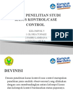 Desain Penelitian Studi Kasus Kontrol