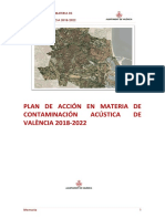 Memoria Plan de Acción Contaminación Acústica València