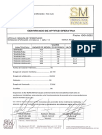 Certficado TERMOFUSARO FEITE 315 - 630