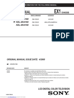 Service Manual: KDL-40V4100 KDL-40V4100 KDL-40V4150