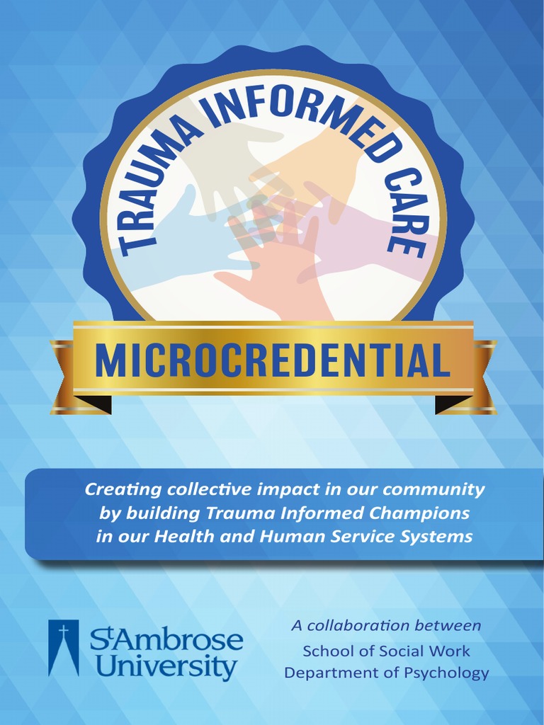2022-2023 Trauma Informed Care Microcredential Information Booklet ...