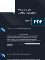 Medios de Comunicación - Radio en La Argentina