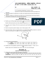 Maths Class X Term 2 Sample Paper Test 10 2021 22