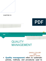 OM, Ch. 15 Quality Management ©2009 South-Western, A Part of Cengage Learning