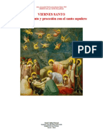 Descendimiento y procesión con el santo sepulcro