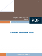 Aula 06 - Noções Sobre Modelos de Valoração Títulos