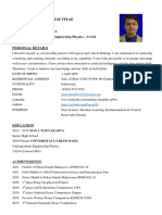 Curriculum Vitae: Dana Fatadilla Rabba Undergraduate Student at Engineering Physics - UGM