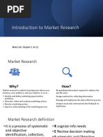 Notes From Introduction To Market Research - Naresh Malhotra