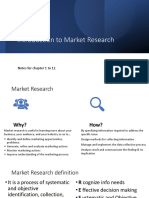 Notes From Introduction To Market Research - Naresh Malhotra