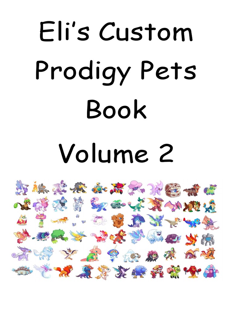 Elis Prodigy Pet Book | PDF