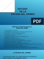 Segunda Unidad Lectura 3 PPT Estudio de La Escena Criminal Reformado