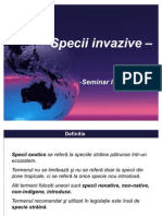 Specii Invazive Seminar