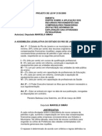 Projeto de Lei Nº 2135/2009 - Aplica recursos da compensações financeiras advindas da exploração petrolífera