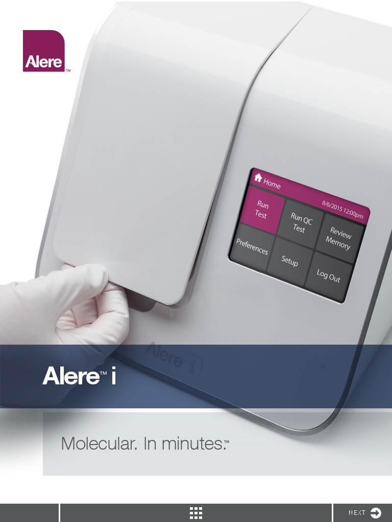 Lab Products Alere I Platform Literature PDF Polymerase Chain