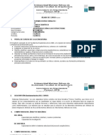 Formato Silabo (SISTEMAS ESTRUCTURALES I, 307) FACARQUMG2020