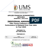 Empirical Research Paper BF31403 Geoffrey Kueh Chen Sze