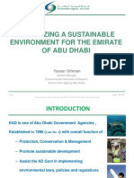 Visualizing A Sustainable Environment For The Emirate of Abu Dhabi