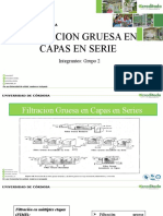 Filtracion Gruesa Capas en Serie