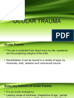 OCULAR TRAUMA EMERGENCIES