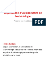 Organisation d’un laboratoire de bactériologie (2)
