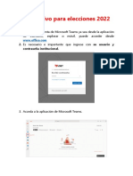 Instructivo para Elecciones UDET 2022