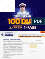 Como usar seu cronograma para estudar para o concurso CP-CEM 2022