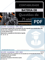 8 - CONTABILIDADE (QUESTÕES 71 A 80)