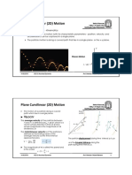 Plane Curvilinear (2D) Motion