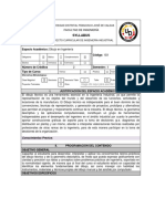 Dibujo en Ingeniería - SYLLABUS