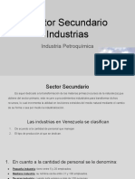 Sector Secundario. Industrias (Industria Petroquímica)