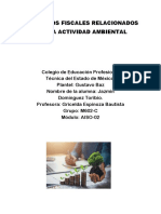 INCENTIVOS FISCALES RELACIONADOS CON LA ACTIVIDAD AMBIENTAL