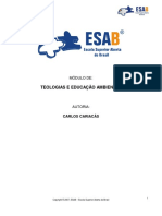 Teologias e Educação Ambiental