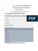 Soal PG ADT XI BDP KD.3.1 SOP Administrasi Transaksi