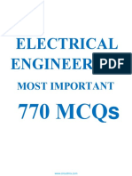 Electrical Engineering Most Important 770 MCQs