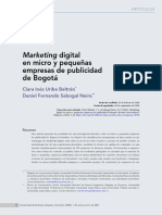 Marketing Digital en Micro y Pequeñas Empresas de Publicidad de Bogotá