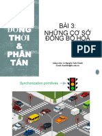 LẬP Trình Thời & Phân TÁN: BÀI 3: Những Cơ Sở Đồng Bộ Hoá