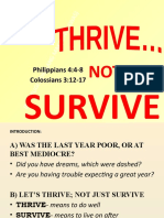 (4!19!15) Thrive... Not Just Survive