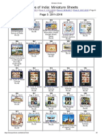 Stamps of India: Miniature Sheets: Page 3: 2011-2016