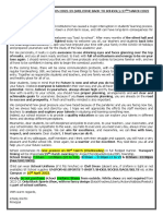 Circular For New Session 2022