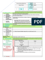 Daily Lesson Plan Day: I. Objectives