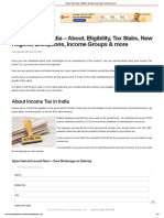 Income Tax in India - Eligibility, Tax Slabs, New Regime, Sections & More