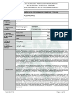 Infome Programa de Formación Titulada