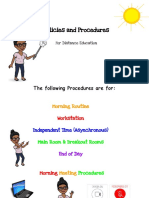 Edu 240 Policies and Procedures