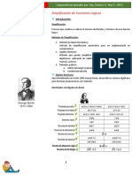 Simplificación de Funciones Lógicas