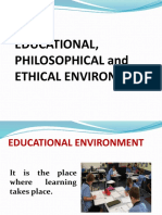 Educational, Philosophical and Ethical Environment by Ameneoden L. Norodin (Maed - Ssa 1)