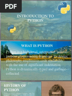 Introduction To Python